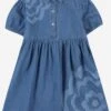 S.Oliver Robes Robe Enfants Bleu Fumé -Joli Mode Soldes Magasin 83620da22999e2455682a1d4a2922fdb