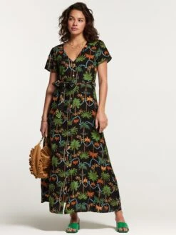 Shiwi Robes Fluides Robe-chemise Brazil Femme Noir -Joli Mode Soldes Magasin 83c8f72c7aff736655ae9ae9104704cc