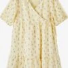 NAME IT Robes Robe Hinage Enfants Jaune Clair -Joli Mode Soldes Magasin 86e1c13a4fb2fa63d14f873d2eabac8a