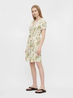 Object Robes Fluides Robe-chemise OBJLORENA Femme Sable -Joli Mode Soldes Magasin 87e488290183746345edc5ef1cc29c76