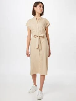 Moves Robes Fluides Robe-chemise Kolban Femme Beige -Joli Mode Soldes Magasin 87f7be322360b0e5d29133d801cf36fe