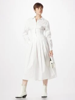 Bardot Robes Fluides Robe-chemise AMIRA Femme Blanc Cassé 11 Bardot Robes Fluides Robe-chemise AMIRA Femme Blanc Cassé -Joli Mode Soldes Magasin 89bbb84e4b37e4e4fa0a53fd85dad156