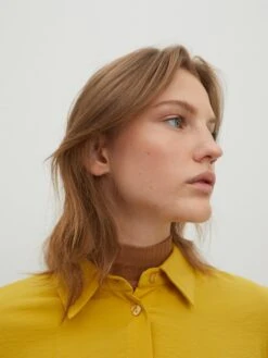 EDITED Robes Fluides Robe-chemise Hanka Femme Jaune 10 EDITED Robes Fluides Robe-chemise Hanka Femme Jaune -Joli Mode Soldes Magasin 8a124b90473316d8337f15f529b3ff4d