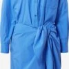 Weekend Max Mara Robes Fluides Robe-chemise AVOCADO Femme Bleu Roi 1 Weekend Max Mara Robes Fluides Robe-chemise AVOCADO Femme Bleu Roi -Joli Mode Soldes Magasin 8a572868e977c42095be289d365b33f7
