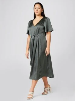 Robes Fluides Robe-chemise Rika Femme Sapin 11 Robes Fluides Robe-chemise Rika Femme Sapin -Joli Mode Soldes Magasin 8a8dfaab5283d09a1b673fb979f89b09