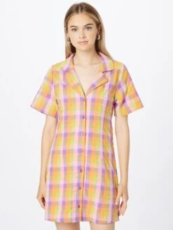 Monki Robes Fluides Robe-chemise Femme Violet 9 Monki Robes Fluides Robe-chemise Femme Violet -Joli Mode Soldes Magasin 8bb0f4333d8ad9651becc8401242e6ea