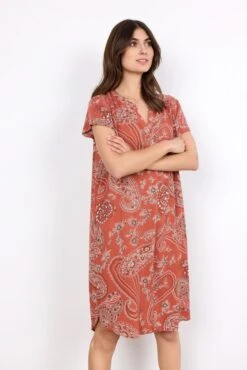 Soyaconcept Robes Fluides Robe-chemise LATOYA Femme Rouge Rouille / Bourgogne 9 Soyaconcept Robes Fluides Robe-chemise LATOYA Femme Rouge Rouille / Bourgogne -Joli Mode Soldes Magasin 8c2ed1fb70ae7e6cfb6c396ecb3f945d