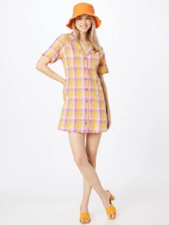 Monki Robes Fluides Robe-chemise Femme Violet 11 Monki Robes Fluides Robe-chemise Femme Violet -Joli Mode Soldes Magasin 8cbcd0daea7b834e599117f75dc1407f