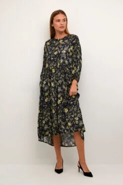 Kaffe Robes Fluides Robe-chemise Campa Femme Noir -Joli Mode Soldes Magasin 8cc65f90029f1b8348af2cf4260c1814