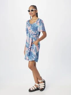 Iriedaily Robes Fluides Robe-chemise Femme Bleu Clair / Bleu Foncé -Joli Mode Soldes Magasin 8e778a2842069215825e97ef98f3bc8e