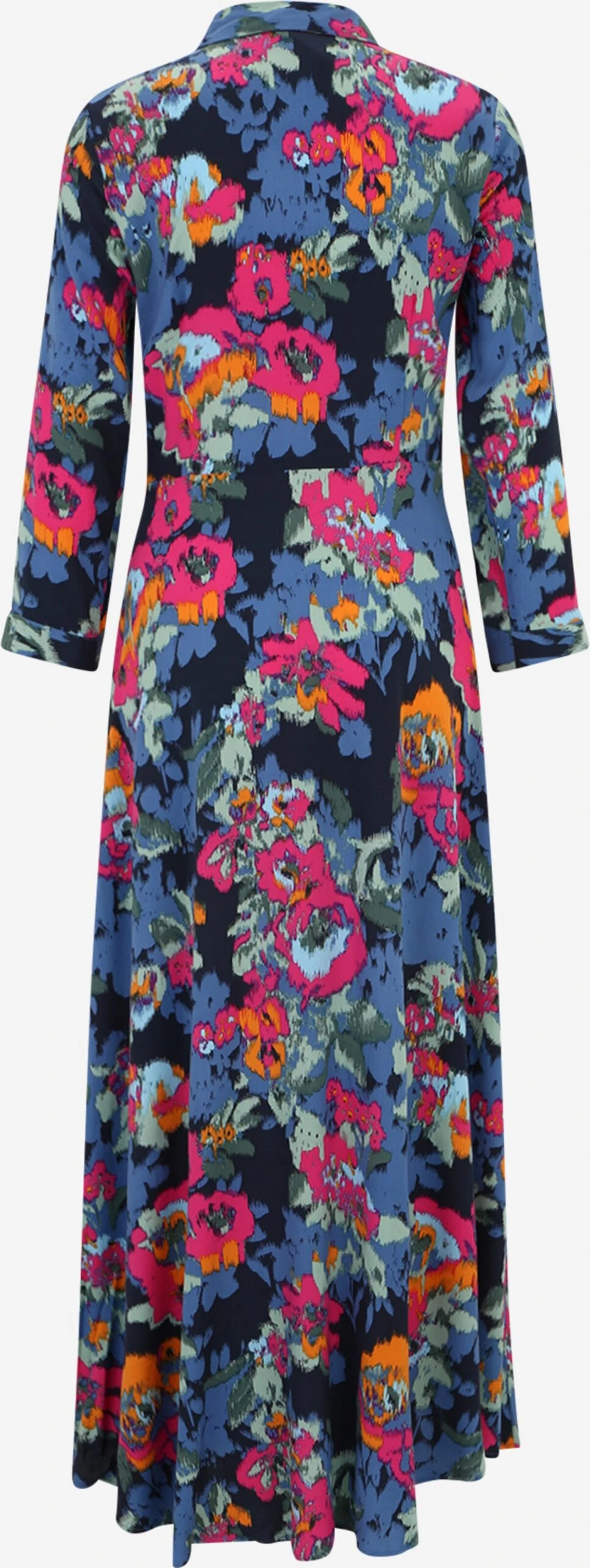 Robes Fluides Robe-chemise SAVANNA Femme Bleu 4 Robes Fluides Robe-chemise SAVANNA Femme Bleu – Image 2