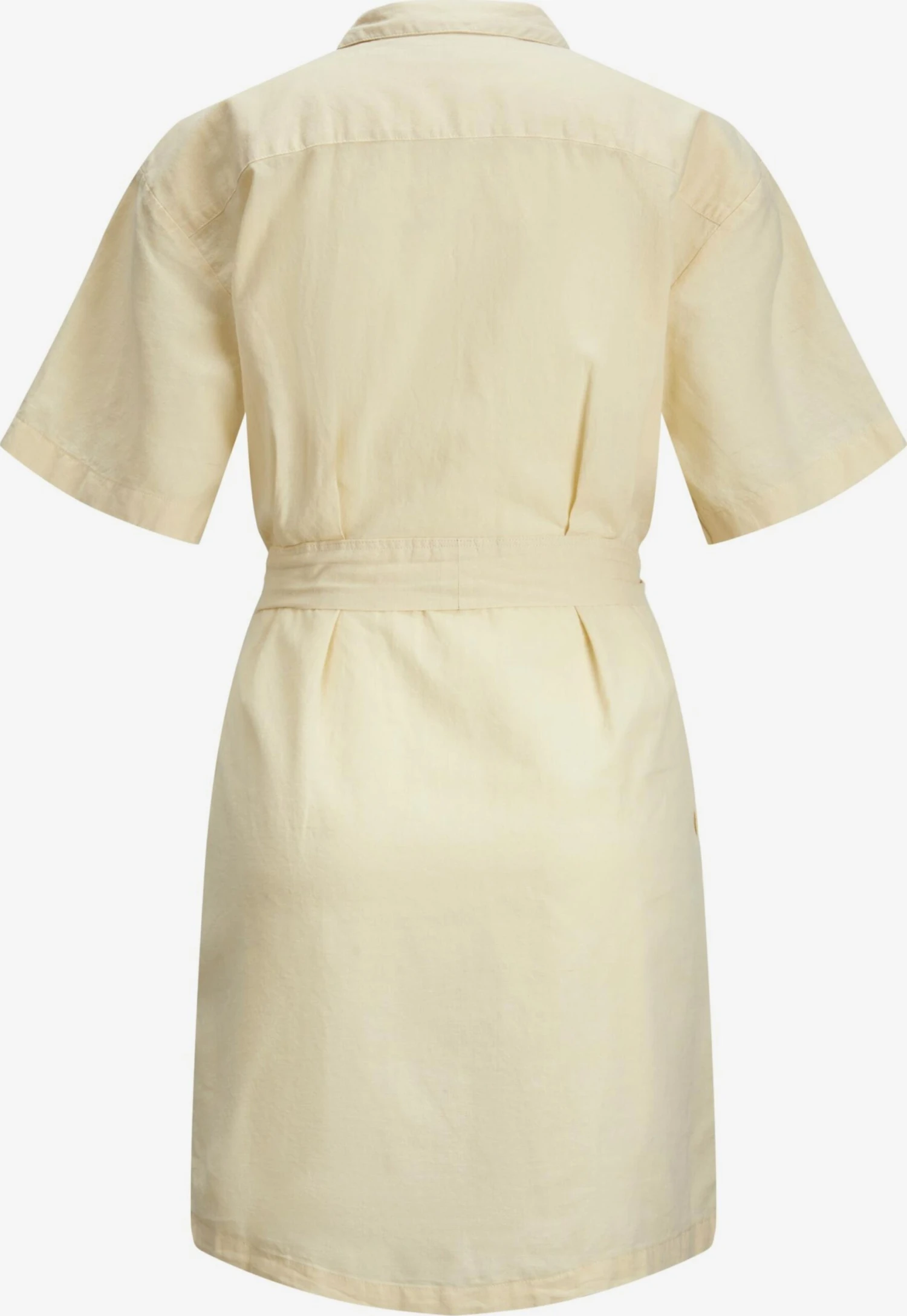 JJXX Robes Fluides Robe-chemise ZIZI Femme Beige 4 JJXX Robes Fluides Robe-chemise ZIZI Femme Beige – Image 2