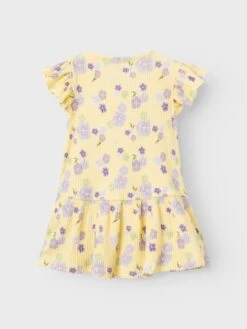 NAME IT Robes Robe Enfants Jaune -Joli Mode Soldes Magasin 97e3d1a34550f86cd3dea626ddc4a6eb
