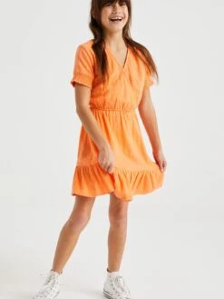 WE FASHION Robes Robe Enfants Orange 9 WE FASHION Robes Robe Enfants Orange -Joli Mode Soldes Magasin 98f54f171df7b0e8819660002b6db360