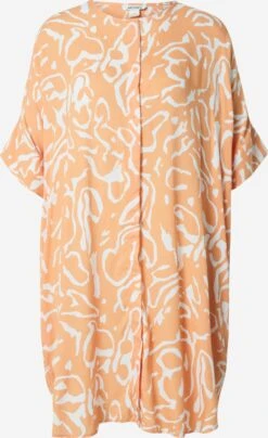 Monki Robes Fluides Robe-chemise Femme Abricot