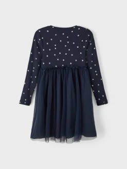 NAME IT Robes Robe Sefina Enfants Saphir -Joli Mode Soldes Magasin 99b122fb6a56f28fc4315d49fea4b3b3