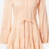 Hugo Robes Fluides Robe-chemise Karoma Femme Orange Clair -Joli Mode Soldes Magasin 9b67ad706e8abc3143f011cf36c95b7f