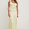 NA-KD Robes De Soirée Robe De Soirée Femme Jaune / Jaune Pastel -Joli Mode Soldes Magasin 9bd3ce01438eec4c8e271bf1d6499341