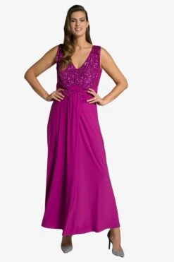 Ulla Popken Robes De Soirée Robe De Soirée Femme Orchidée -Joli Mode Soldes Magasin 9ce23058f2747a09e0cf4ae65306265f