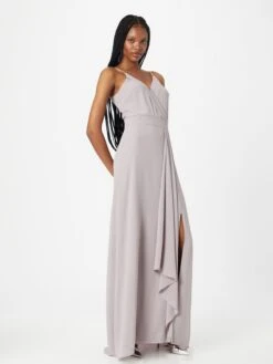TFNC Robes De Soirée Robe De Soirée REYNALDA Femme Gris -Joli Mode Soldes Magasin 9faa39d7a6ee2022a2afc342eafbd2fa