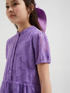 WE FASHION Robes Robe Enfants Lavande -Joli Mode Soldes Magasin a014b348dfffcac043e325118b6398a4