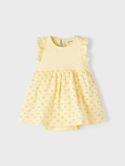 Robes Et Jupes Robe Hanna Enfants Jaune Pastel -Joli Mode Soldes Magasin a344fcb9f07eefcb3b6255fba64c1c4f