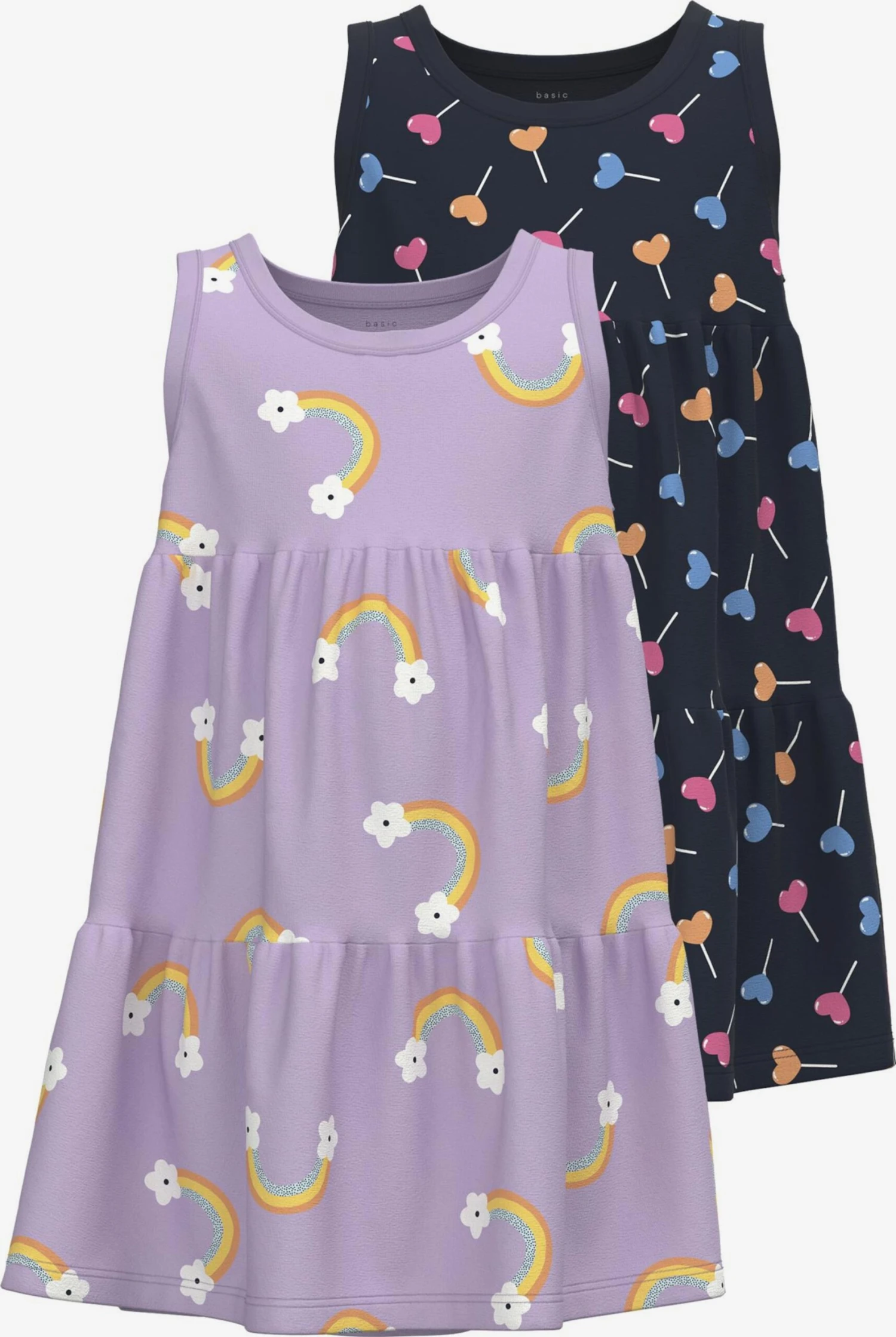 NAME IT Robes Robe VIGGA Enfants Bleu Nuit / Orchidée 3 NAME IT Robes Robe VIGGA Enfants Bleu Nuit / Orchidée