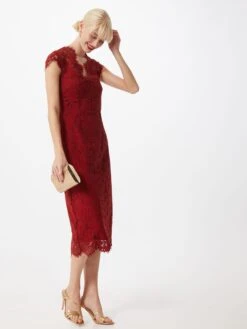 IVY OAK Robes Fourreaux Robe Fourreau Femme Rouge Rouille -Joli Mode Soldes Magasin aaafd12956c0ebb734e02243f127235f