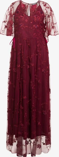 Ulla Popken Robes De Soirée Robe De Soirée Femme Lie De Vin