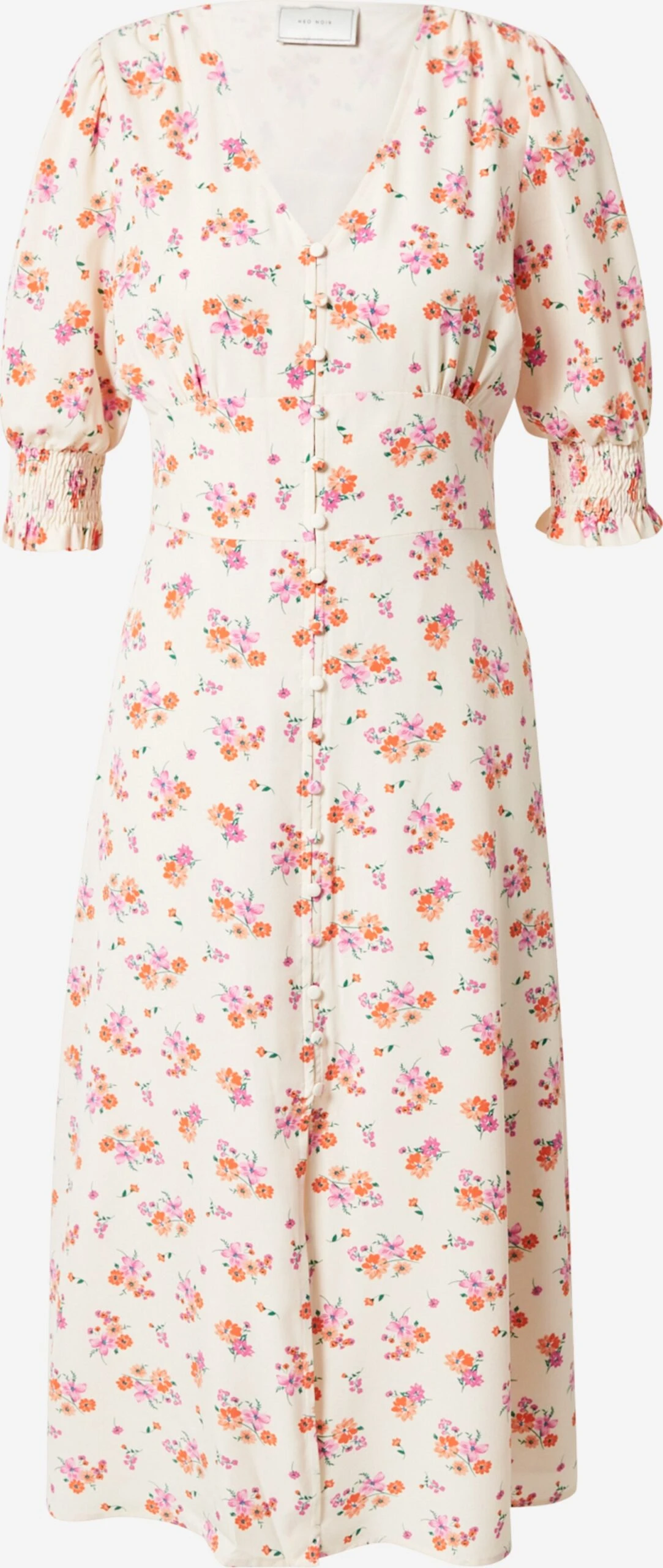 Neo Noir Robes Fluides Robe-chemise Valley Femme Crème 3 Neo Noir Robes Fluides Robe-chemise Valley Femme Crème