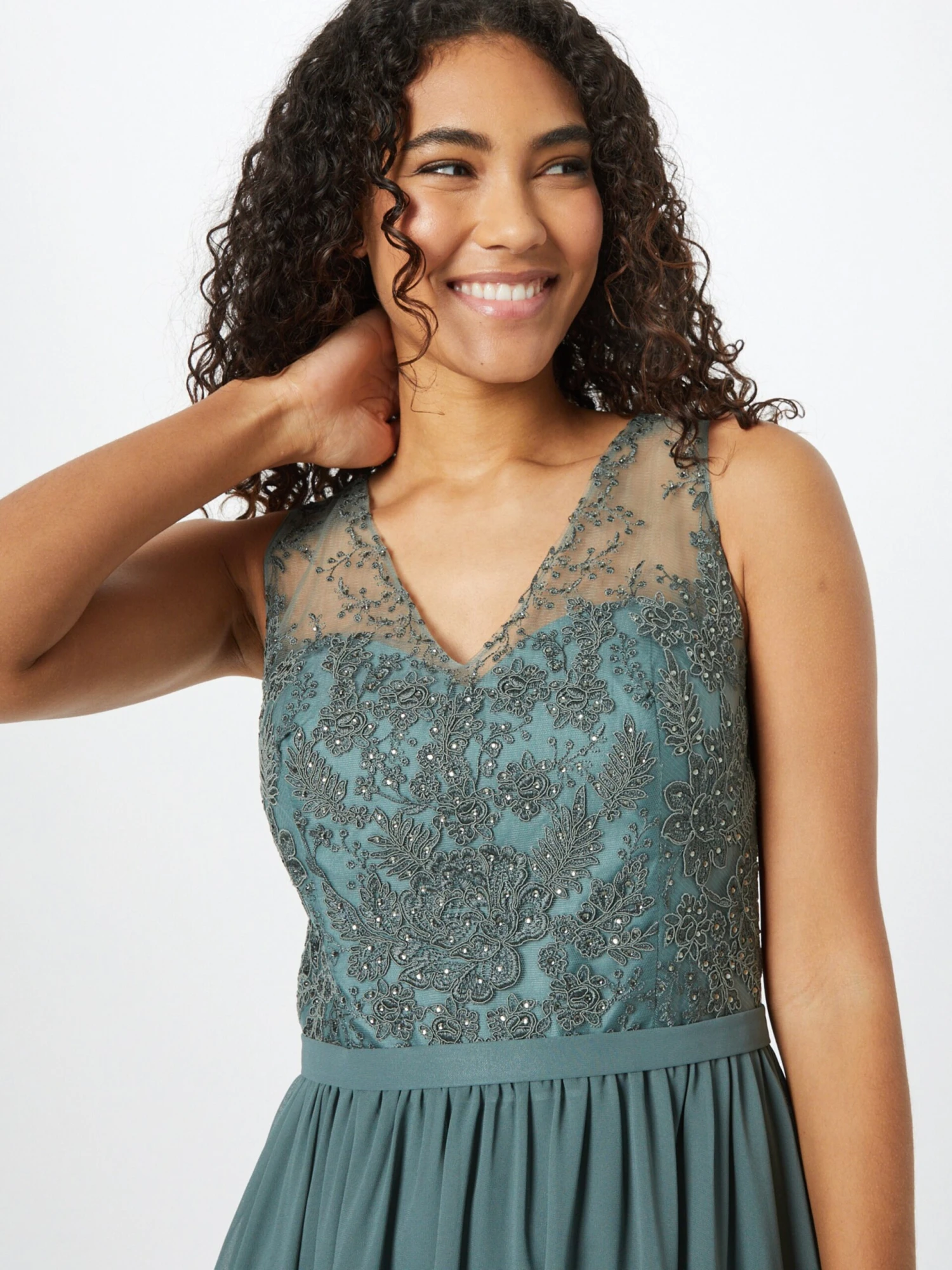 Mascara Robes De Soirée Robe De Soirée Femme Vert Foncé 4 Mascara Robes De Soirée Robe De Soirée Femme Vert Foncé – Image 2