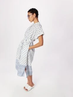 Vila Robes Fluides Robe-chemise Hymna Femme Blanc -Joli Mode Soldes Magasin b0c0377c318686837d32e28cefefcba5