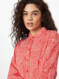 Vila Robes Fluides Robe-chemise Paya Femme Rouge 11 Vila Robes Fluides Robe-chemise Paya Femme Rouge -Joli Mode Soldes Magasin b18b4b78d7a6007add5c4d4668a202fd