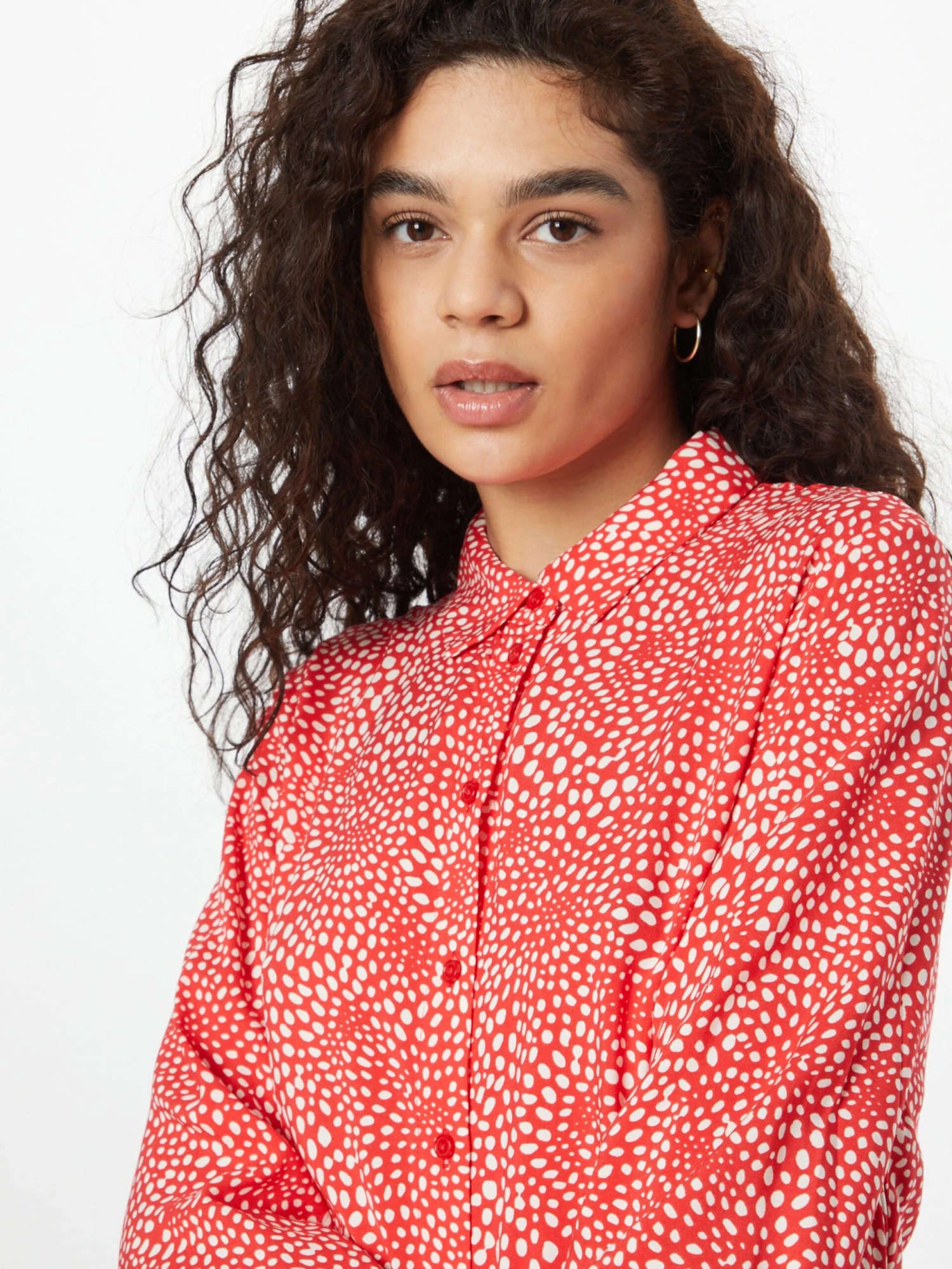 Vila Robes Fluides Robe-chemise Paya Femme Rouge 7 Vila Robes Fluides Robe-chemise Paya Femme Rouge – Image 5