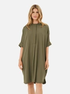 Masai Robes Fluides Robe-chemise Noalta Femme Roseau 8 Masai Robes Fluides Robe-chemise Noalta Femme Roseau -Joli Mode Soldes Magasin b27c9cd3ef2b94450e5c4496347a7c44