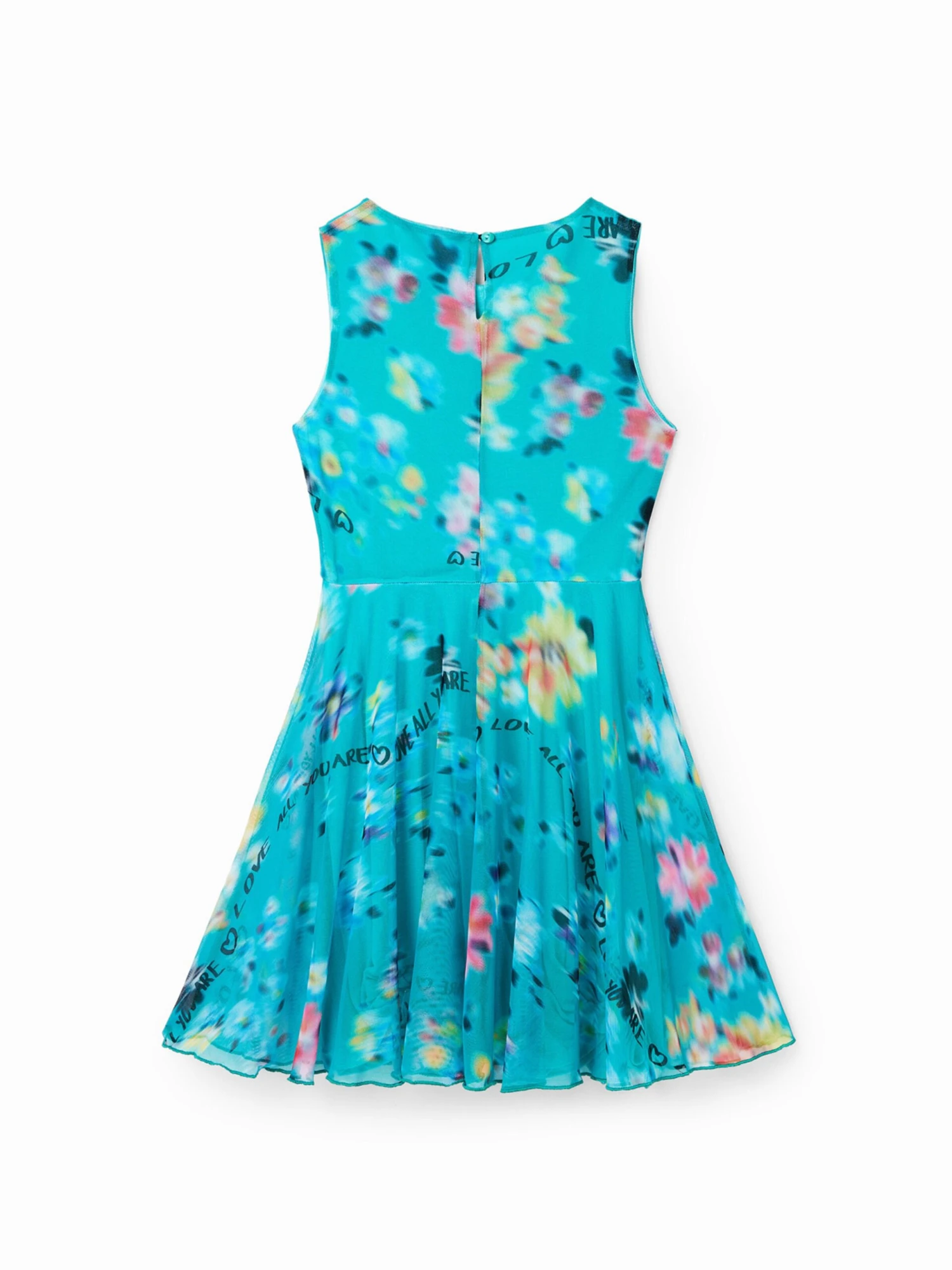 Desigual Robes Robe Gardenia Enfants Bleu 4 Desigual Robes Robe Gardenia Enfants Bleu – Image 2