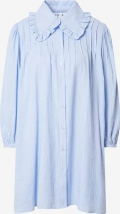 EDITED Robes Fluides Robe-chemise Debbie Femme Bleu Clair