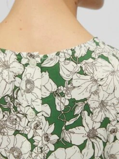 Object Robes Fluides Robe-chemise Victoria Femme Vert / Blanc -Joli Mode Soldes Magasin baa9313b7ee7959a0badc9c7e3aa4c81