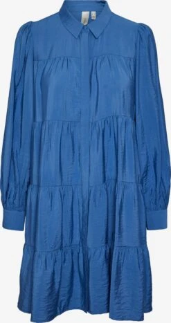 Y.A.S Robes Fluides Robe-chemise PALA Femme Bleu