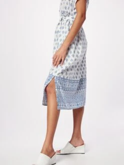 Vila Robes Fluides Robe-chemise Hymna Femme Blanc -Joli Mode Soldes Magasin befde4d5ee057f1f4204896a33416aef