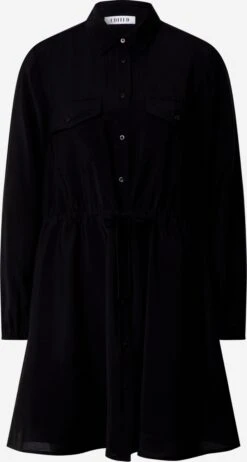 EDITED Robes Fluides Robe-chemise Faye Femme Noir