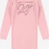 Guess Robes Robe Enfants Rose Pastel -Joli Mode Soldes Magasin c4198a5ec8fd1f434b3d28a06fe4bb75