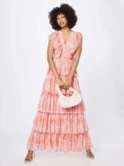 Robes De Soirée Robe De Soirée Femme Saumon -Joli Mode Soldes Magasin c6f049195dc51ebe35718e8528160ec4