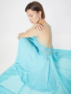 Mascara Robes De Soirée Robe De Soirée Femme Aqua -Joli Mode Soldes Magasin c7495709d0f96b779e28831739e72fea