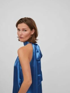 Vila Robes De Soirée Robe De Soirée SITTAS Femme Indigo -Joli Mode Soldes Magasin c74c30bbf2e064740ae203f24899b5aa