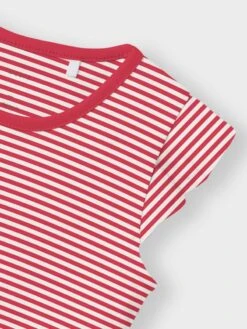 NAME IT Robes Robe Vinanna Enfants Bleu Foncé / Rouge Feu -Joli Mode Soldes Magasin c77e5d27707751369825f1fc8e4778a8