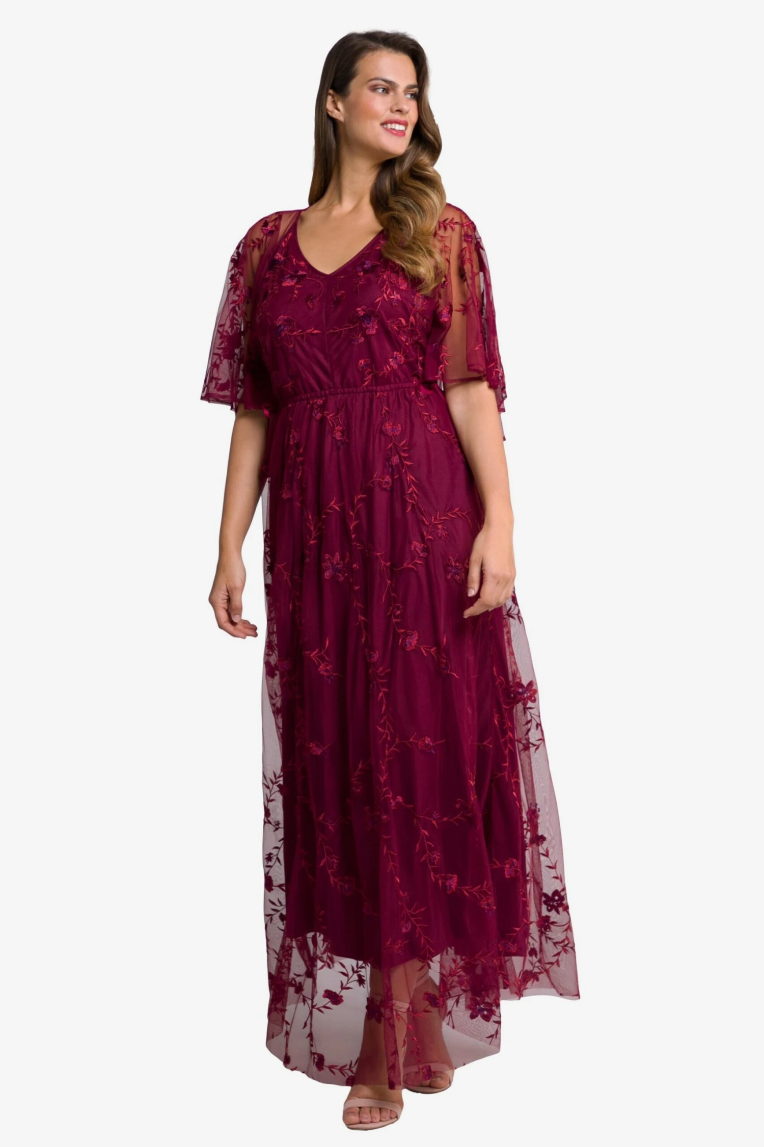 Ulla Popken Robes De Soirée Robe De Soirée Femme Lie De Vin 5 Ulla Popken Robes De Soirée Robe De Soirée Femme Lie De Vin – Image 3