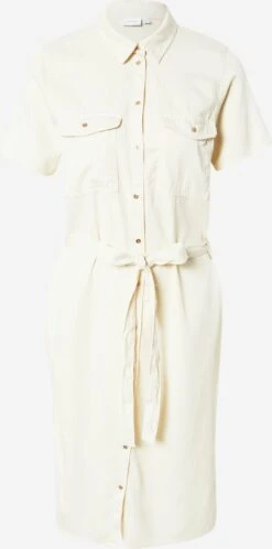 Vila Robes Fluides Robe-chemise BISTA Femme Beige