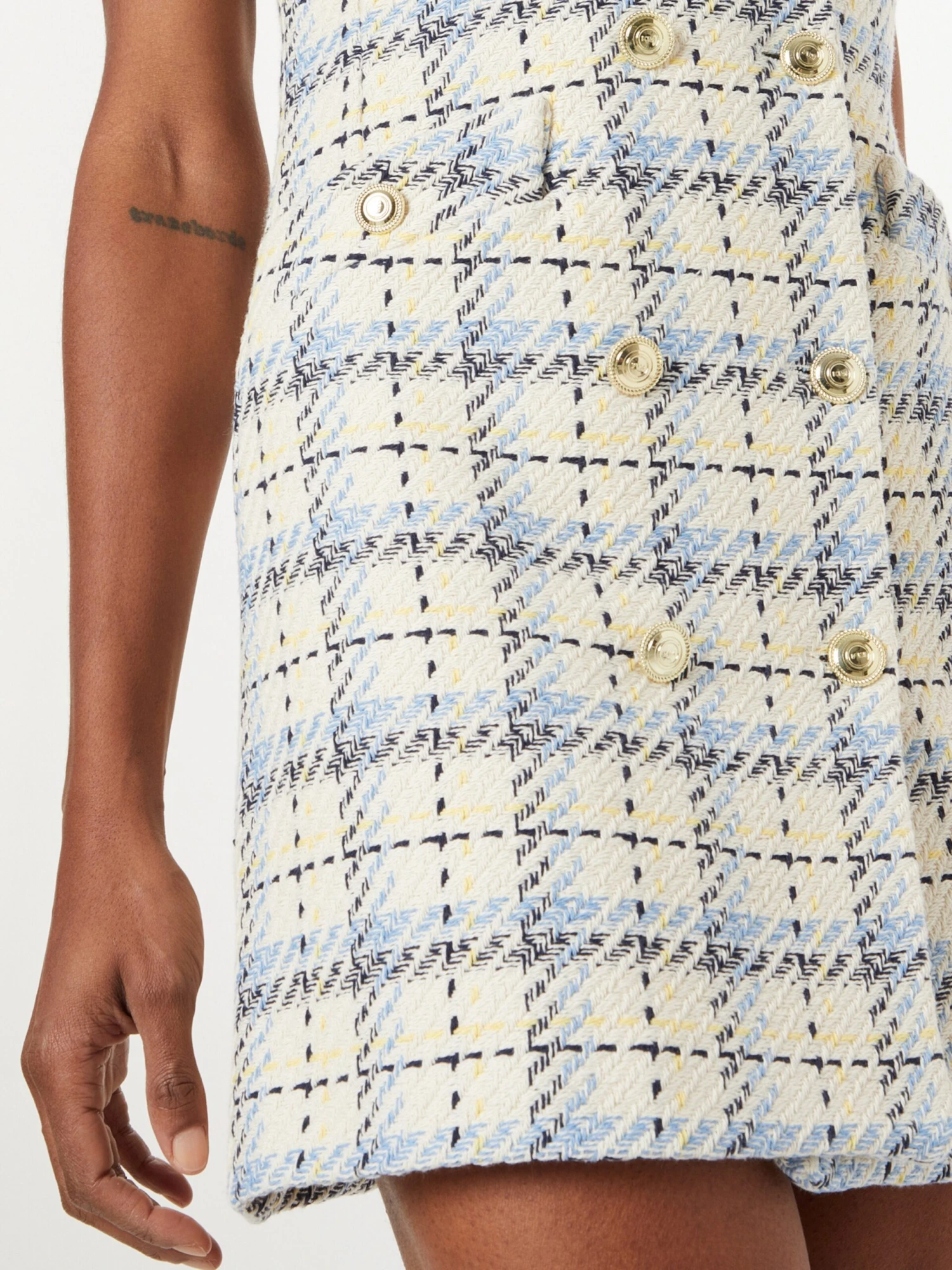 Karen Millen Robes Fluides Robe-chemise Femme Blanc Cassé 4 Karen Millen Robes Fluides Robe-chemise Femme Blanc Cassé – Image 2