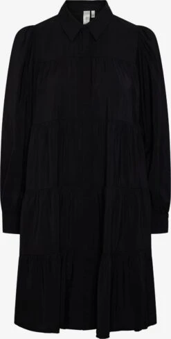 Y.A.S Robes Fluides Robe-chemise PALA Femme Noir